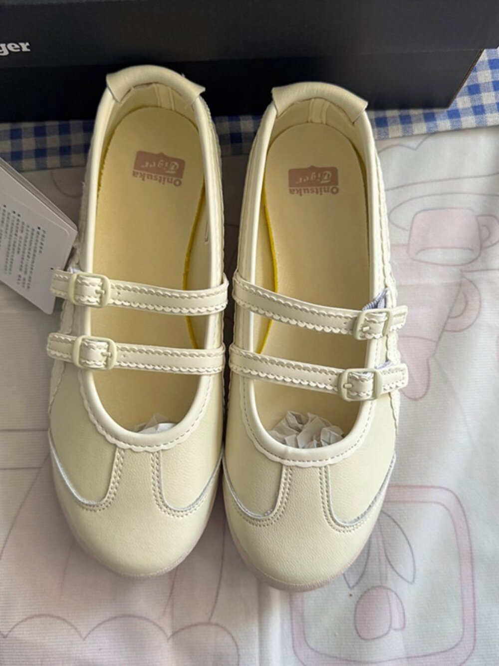 Onitsuka Tiger Mexico 66 Tgrs Cream Sneakers - Picture 3 of 7